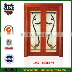 Chinese Curving Classic Wooden Glass Door thumbnail-3