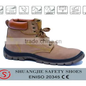 Ankle Height steel Toe leather Safety Shoes thumbnail-1