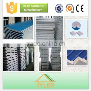 Color Steel Polyurethane Sandwich Panel/polyurethane Foam Board Insulation thumbnail-1