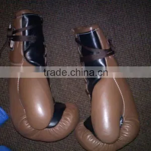 Brown Original Leather Boxing Gloves thumbnail-2