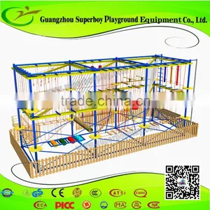 Wooden Playground Adults Indoor Obstacle Course 158-19A thumbnail-1
