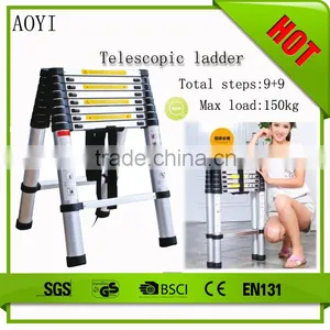 YK EN131 Hot Selling High Quality and Low Price Folding Telescopic Extension Ladder Popular in Japan thumbnail-1