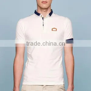 Men's Pocket t Shirt With Pocket -Men's Lapel Short Sleeves Back Yoke Print 100% Cotton t Shirt thumbnail-6