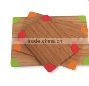 Non - Slip Chopping Block,Healthy 3-piece Bamboo Cutting Board Bamboo Cutting Boards Bamboo Chopping Blocks thumbnail-3