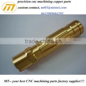 Customized CNC Machining Gold Plated Brass 3604 Standoff thumbnail-6
