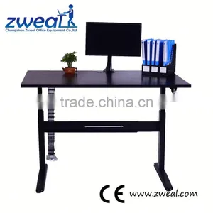 Ergonomic Electric 1 Motor Office Stand up Desk Factory Wholesale thumbnail-1