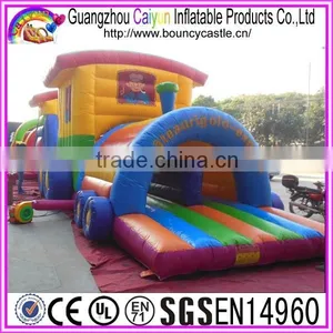 Children Toys Train Inflatable Obstacle With Free EN14960 Certificate thumbnail-2