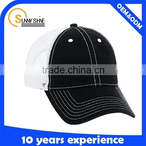 China Best Selling Custom Mesh Curved Bill Trucker Hat Snapback Cap Wholesale thumbnail-2