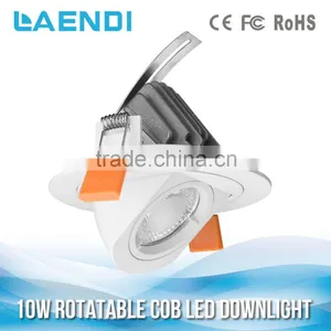 High Power Factor Above 0.9PF Cob Gimbal Led Downlights 10w thumbnail-1