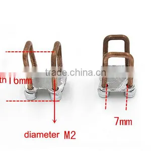 U-shaped Front Axle Suspension Fixed Screw//1;24 Front Axle Fixed Bolt Screw thumbnail-3