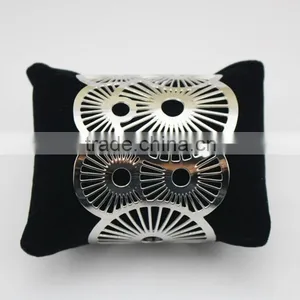 Polished Silver Hollow Geometric Adjustable Bangle Bracelet Stainless Steel Jewelry Quality Choice thumbnail-1