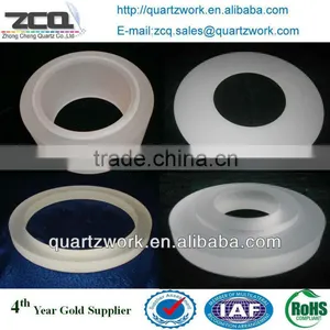 High Purity Clear Quartz Ring Sio2 Targets Customer thumbnail-1