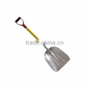 14" Aluminum Snow Shovel With Fibreglass Handle thumbnail-2