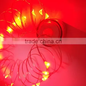Christmas Party Garden Light AA Battery Dimmable Led String Lights Copper Wire 20ft LED Starry LightCopper Wire LED String Light thumbnail-1