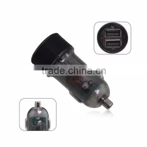 Cheap 5v 3.4a Dual Usb Tabet Charger Mobile Travel Charger Transparent thumbnail-3