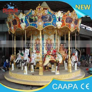 Carousel Ride With Trailer!amusement Park Carousel Rides With Trailer thumbnail-1