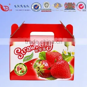 Full Color Printed Corrugated Paper Box for Fresh Fruit Packaging on Sale thumbnail-3