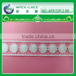 Polyester/milk Silk Lace Trim AP8133P thumbnail-1