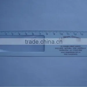 Hot Seller PVC Plastic Bookmark Ruler Magnifier thumbnail-3