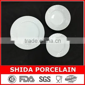 Factory Emboseed Unique Design Porcelain Plates thumbnail-4