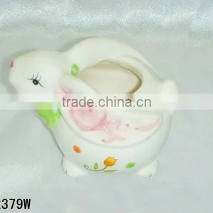 Easter Rabbit Ceramic Toothpick Holder thumbnail-1