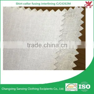 Factory Price Fusible Interlining for Collar Shirt C/C4262M Garment Raw Material thumbnail-1