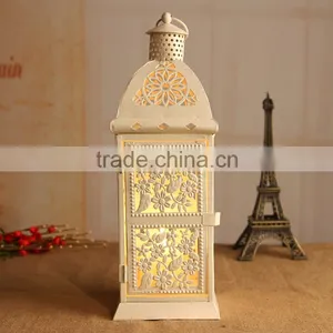 Continental Iron Hollow Candle Holder Lantern Decorations Home Furnishings Wholesale Gift thumbnail-2