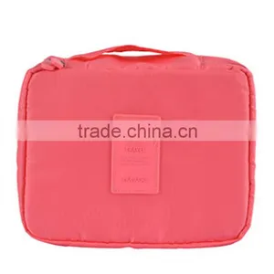 Travel Series Water Resistant 100% Polyester Cosmetic Bag, Polyester Make up Bag thumbnail-4
