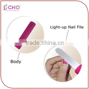 Hot Pink LED Light-up Glass Nail File thumbnail-4