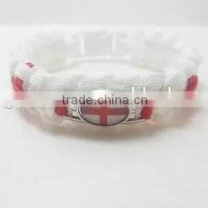Custom England Paracord Bracelet thumbnail-2
