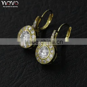 China Hot Sale Simple Gold Earring Designs for Women thumbnail-2
