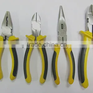 Tools Set, Hardware Pliers Kit, Combination Pliers, Long Nose Pliers, Diagonal Cutting Pliers thumbnail-1