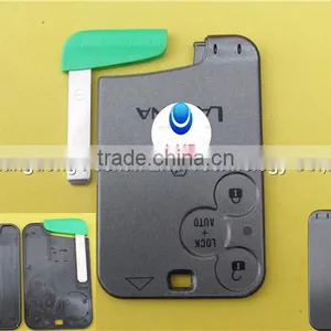 NEW Blank Smart Key Card Case for Renault Laguna Remote Key Card 3 Button thumbnail-1