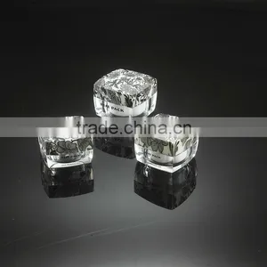White-black Cosmetic Packaging Square Cream Jar thumbnail-1