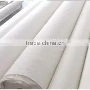 White Curtain Linen Fabric thumbnail-1