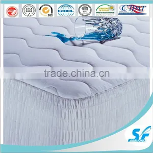 Anti-dust 100% 233Tc/300TC Cotton Fabric Waterproof Quilted Hotel Alternative Mattress thumbnail-1