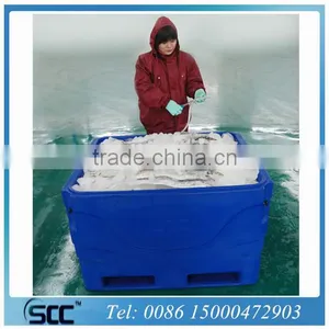 1000L Plastic Fishing Cooler Box With Imported LLDPE Material by Rotomolding thumbnail-4