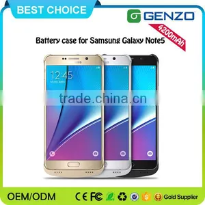 2015 New Arrival 4200mAh Mobile Portable Power Bank Case for Galaxy Note 5 With Nano Hydrating Beauty Instrument thumbnail-1