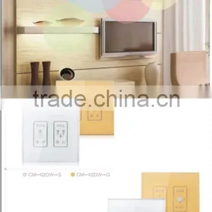 Smart Home System Acrylic 3gangs Wall Touch Switch thumbnail-2