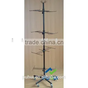 Adjustable Metal Revolving Hanger Display Stand for Export thumbnail-1