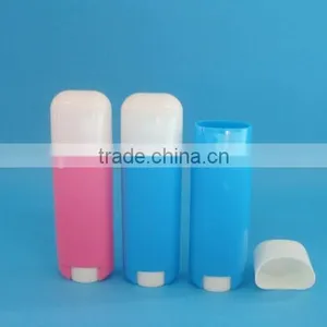 Plastic Flat Oval Lipstick Tube, Clear Plastic Lip Balm Tube, Plastic Cosmetic Tube thumbnail-4