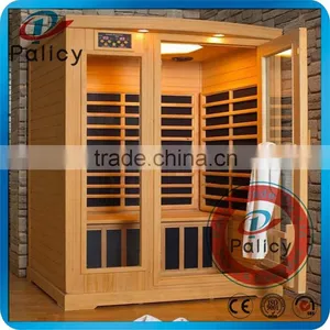 Popular Wooden Dry Steam Sauna Cabin Room for 3 Person thumbnail-1