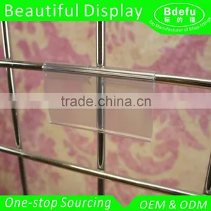 GOOD QUALITY PVC Plastic Price Label Holder Sign Holder/ Plastic Label Display Price Holder thumbnail-1
