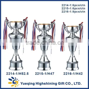 Hot Sale Plastic Trophy Base Award Silver Trophies Souvenir 2124-1 Metal Trophy Cup China Champions League Trophy thumbnail-4