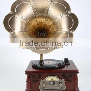 Factory Price Antique Gramophone Mechanical Music Box thumbnail-3