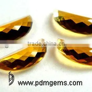 Citrine Semi Precious Gemstone Fancy Shape Cut Faceted Gems From Jaipur thumbnail-1