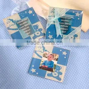 Baby Boy Glass Photo Coaster thumbnail-1