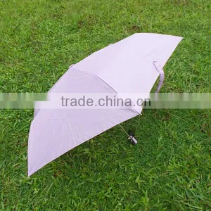 6K Wholesale Purple Advertising 3- Folding Umbrella thumbnail-1