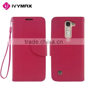 New Coming Dual Use Wallet Phone Case for LG K7/Tribute 5 Flip Stand Card Holder thumbnail-1
