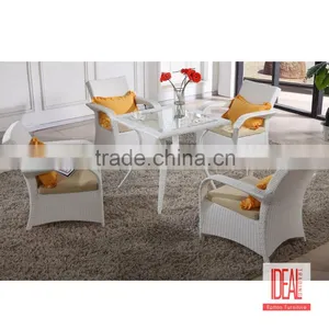 Manufacturer Wholesale Garden Dining Set Cast Aluminum Garden Furniture/bronze Metal Dining Set thumbnail-1